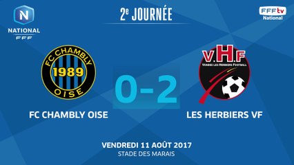 J2 : Chambly FC - Les Herbiers (0-2), le résumé