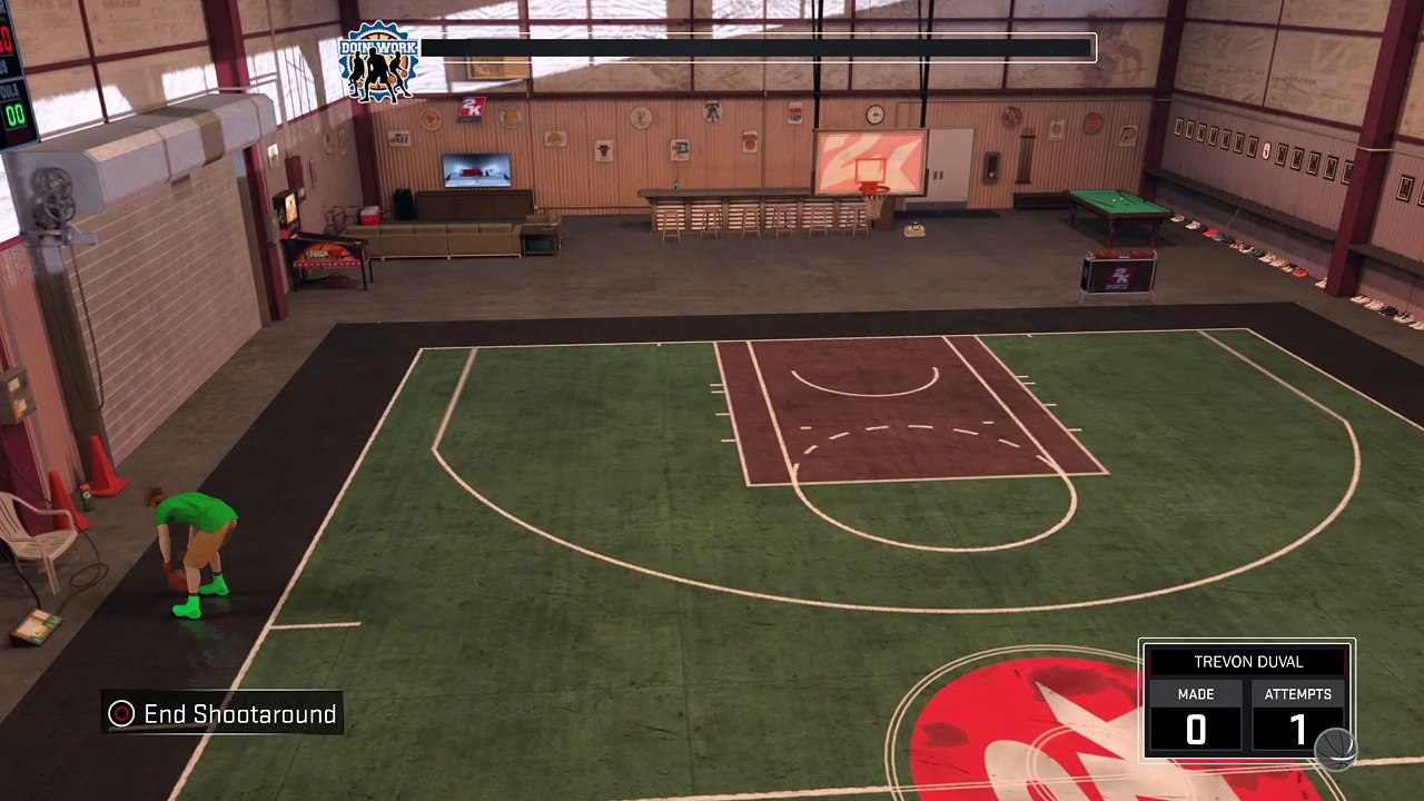 Half court shot