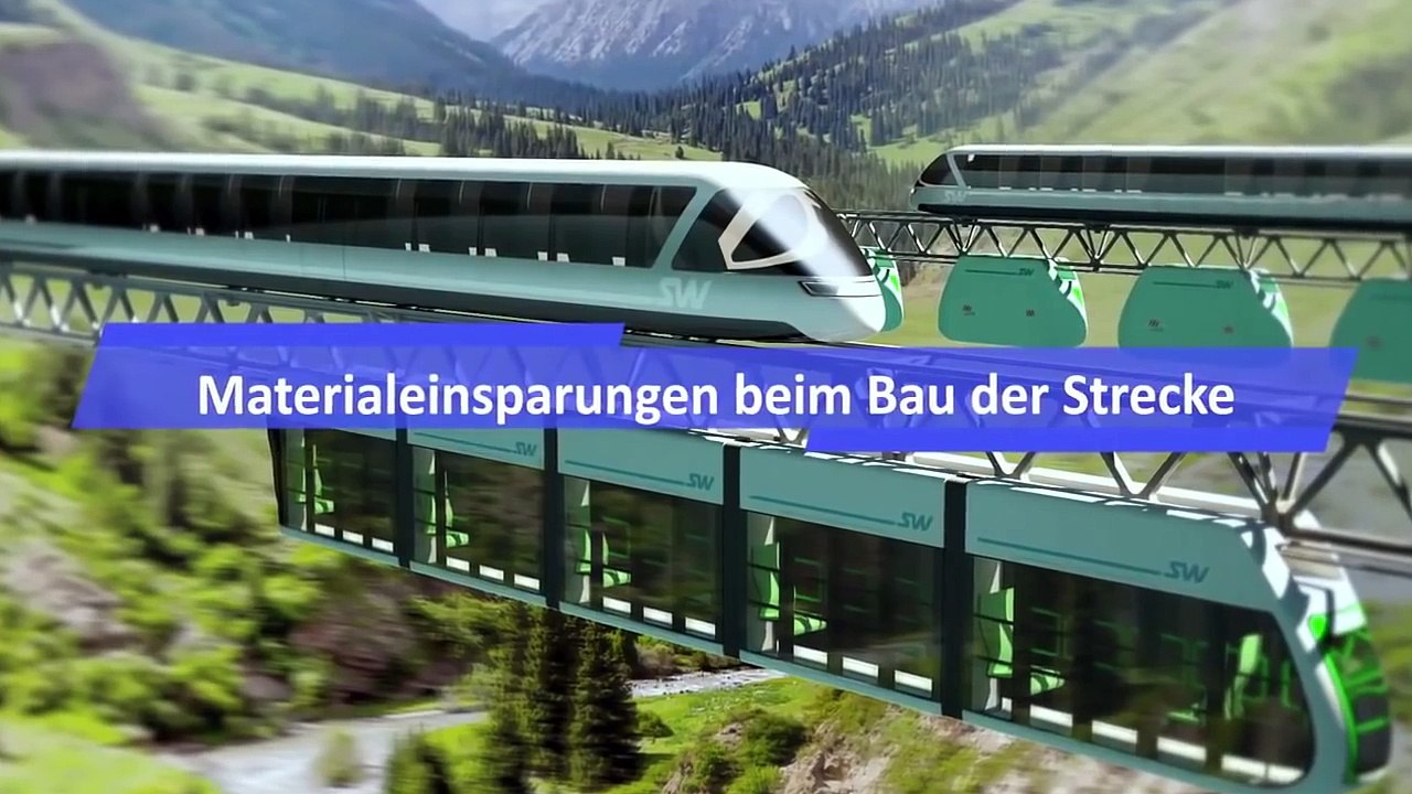 SkyWay Präsentation der Transporttechnologie