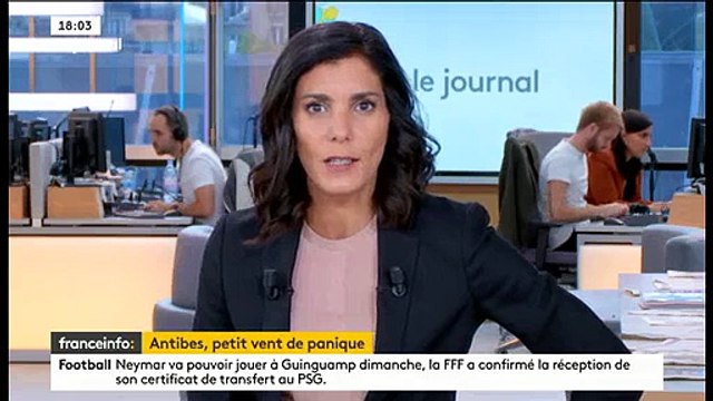 Antibes : Une mini tornade sur la plage créé la panique des touristes ! Regardez