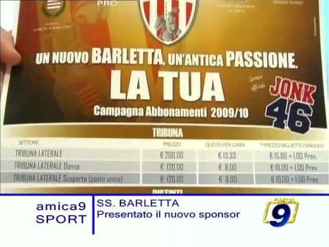 CALCIO. Barletta, presentato il nuovo sponsor 2009/2010
