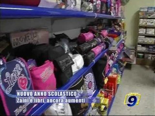 SCUOLA. Zaini e libri ancora in aumento