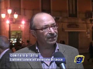 BARLETTA. Ultimo saluto all'avvocato Di Lecce
