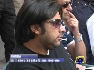 ANDRIA. PD, Emiliano presenta la sua mozione