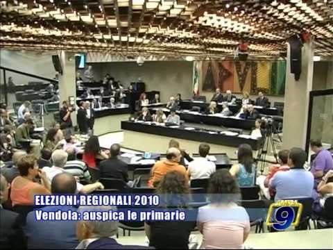 REGIONALI 2010. Nichi Vendola auspica le primarie