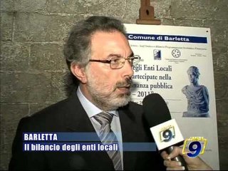 BARLETTA. Il bilancio degli enti locali