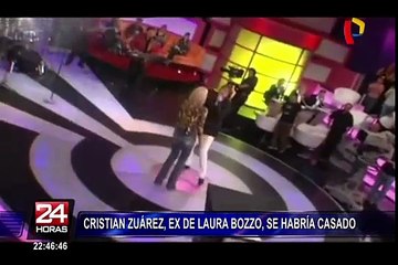 Laura Bozzo: Cristian Zuárez se habría casado en secreto con Adriana Amiel