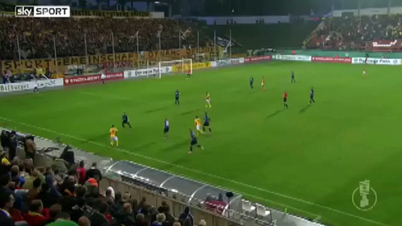Koblenz 2:3 Dynamo Dresden (DFB Pokal 11 August 2017)