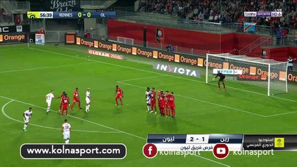 Rennes 1 - 2 Lyon # All Goals