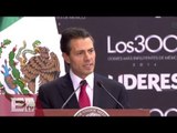 El presidente Peña Nieto encabeza reunión de los 300 líderes más influyentes de México