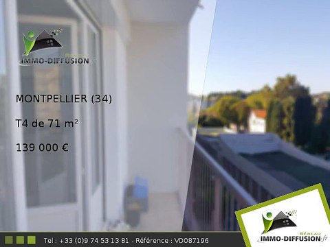 T4 A vendre Montpellier 71m2 - 139 000 Euros