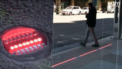 Video herunterladen: Traffic Light For Pedestrians Addicted to Their Phones