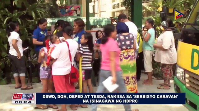 DSWD, DOH, DepEd at TESDA, nakiisa sa 'Serbisyo Caravan' na isinagawa ng HDPRC