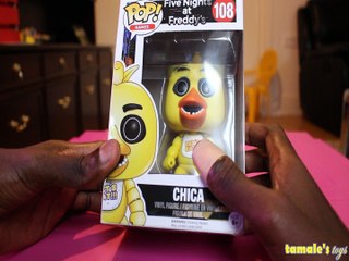 POP GAMES FIVE NIGHTS AT FREDDY'S 108 CHICA VINYL FIGURE 8 YRS UNBOXING Toys BABY Videos