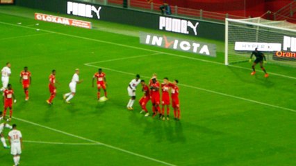 11/08/17 : SRFC-OL : coup-franc de Depay