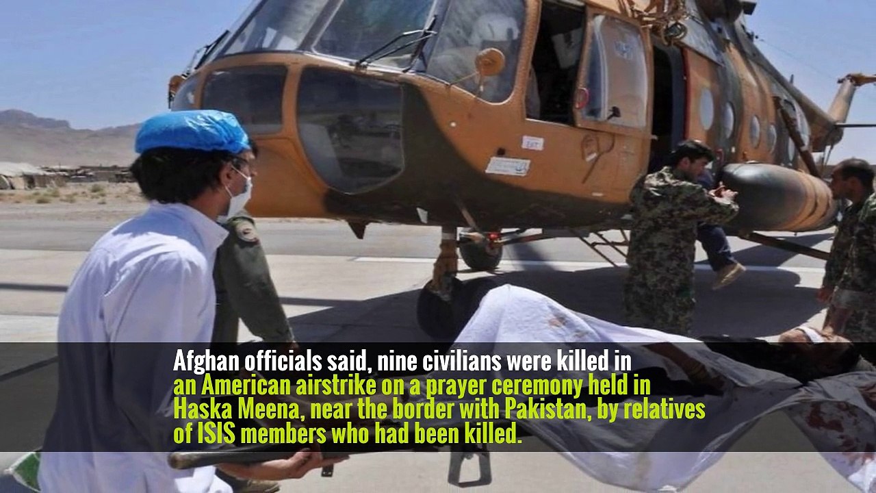 U.S. Airstrikes in Afghanistan Are Said to Kill 16 Civilians