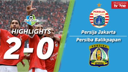 Highlight Liga 1 - Persija Jakarta Vs Persiba Balikpapan (2-0)