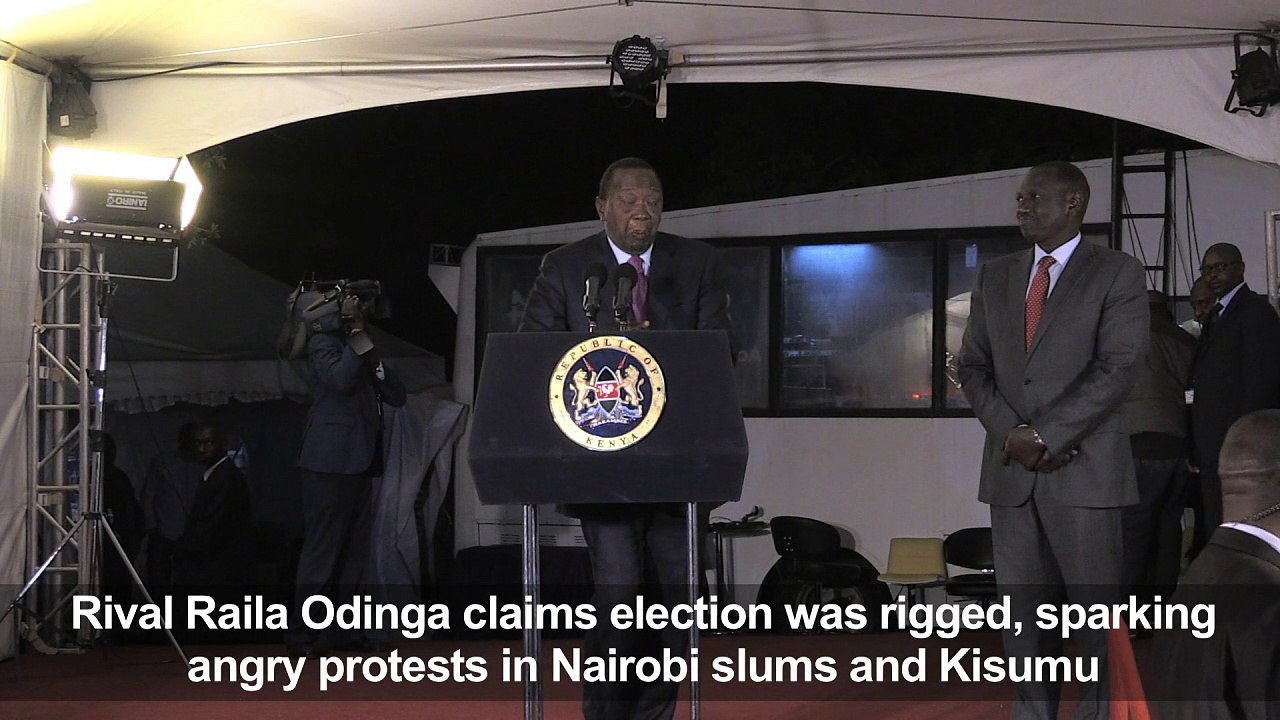 Kenyatta calls on Kenyans to 'shun violence'