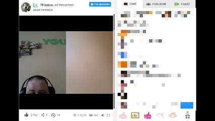Bob leakt Live auf YouNow einen anderen User