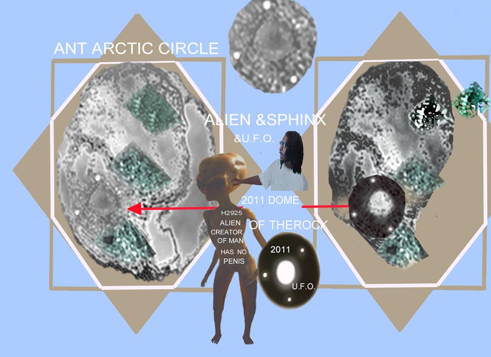 GIZASPHINX AND ALIENS FACE OF THE ANT ARCTIC CIRCLE PYRAMIDS-123