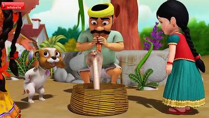 Telugu Rhymes for Children | Snake, Butterfly & Janma Bhoomi | Infobells
