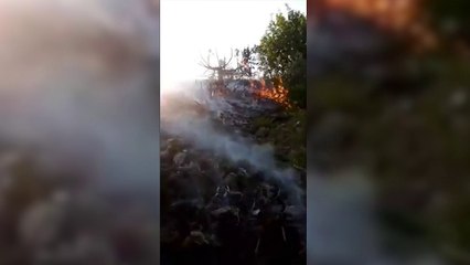 RREZIKOHEN SHTEPITE NE TETOVE, EDHE MAQEDONIA NE SITUATE ALARMI NGA ZJARRET E MEDHA LAJM