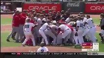 NATIONALS VS GIANTS BENCH CLEARING BRAWL | BRYCE HARPER VS HUNTER STRICKLAND