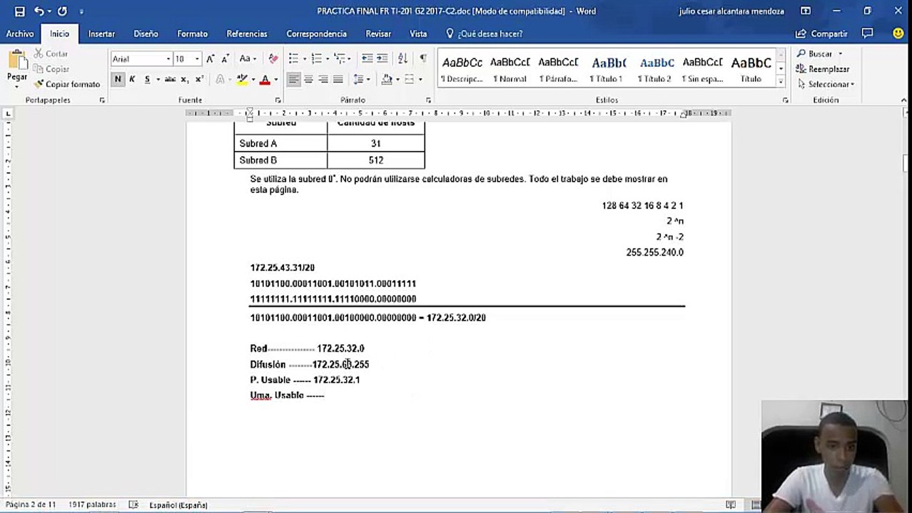 CCNA 1 Practica Final