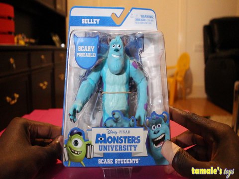 SULLEY DISNEY PIXAR MONSTERS UNIVERSITY INC SCARE STUDENT FIGURE REVIEW + UNBOXING SCARY POSEABLE Toys BABY Videos