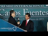 Sergio Ramírez recibe el Premio Internacional Carlos Fuentes