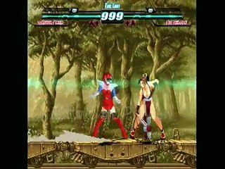 M.U.G.E.N. Wonder Momo (me) vs. Mai Shiranui (Black_Dahlia)