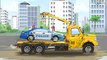 Tow Truck w Police Car & Monster Truck Kids Video Emergency Cars NEW Cartoons