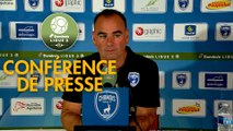 Conférence de presse Chamois Niortais - AJ Auxerre (2-0) : Denis RENAUD (CNFC) - Francis GILLOT (AJA) - 2017/2018