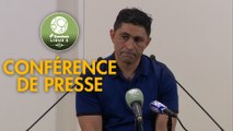Conférence de presse Paris FC - Havre AC (0-3) : Fabien MERCADAL (PFC) - Oswald TANCHOT (HAC) - 2017/2018
