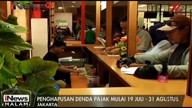 Penghapusan Denda Pajak Mulai dari 19 Juli Hingga 31 Agustus 2017