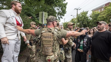 Violence breaks out before planned white nationalist rally