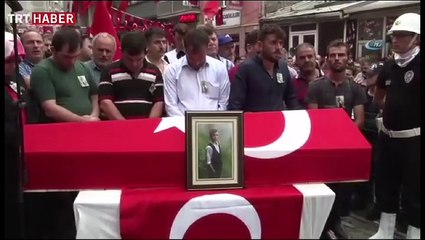 Maçka Şehidi Eren'e veda