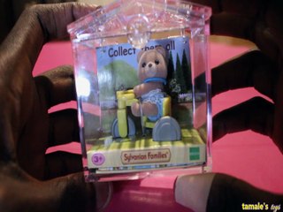 SYLVANIAN FAMILIES BEAR ON BIKE UNBOXING