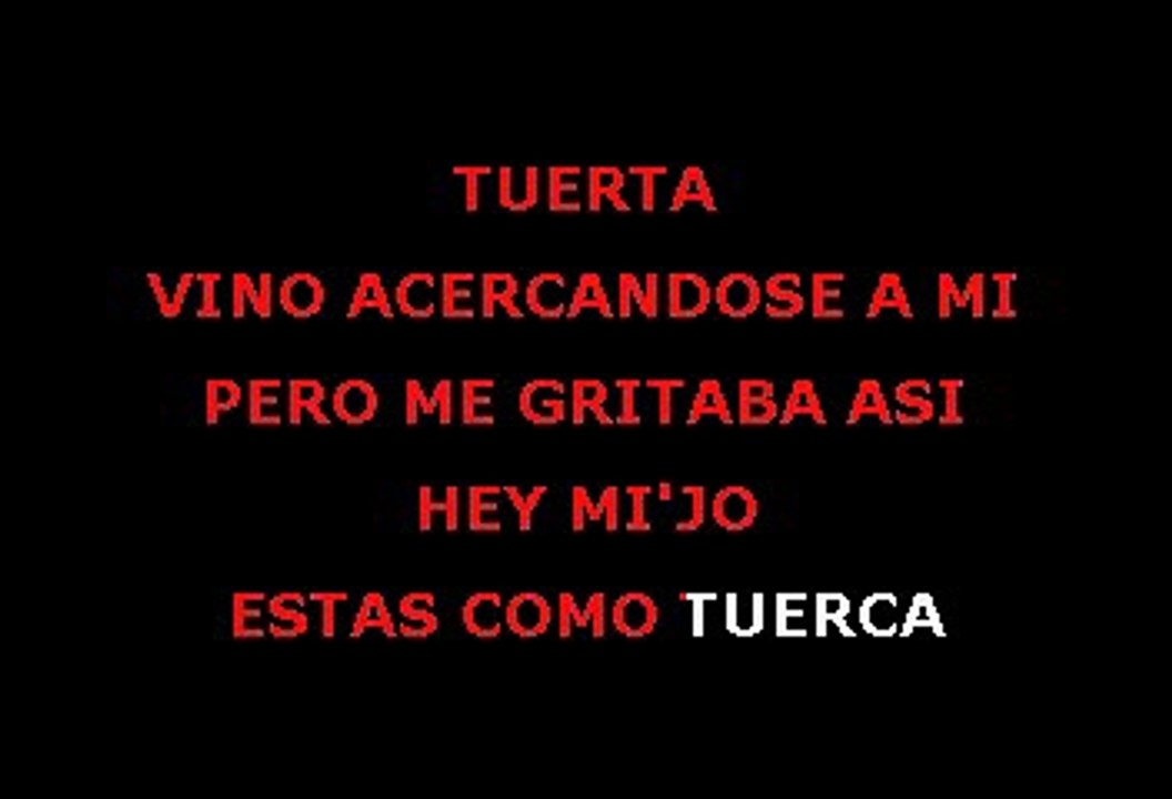 Alfonso Velez - Estas Como Tuerca (Karaoke)