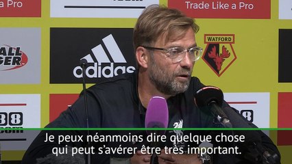 Liverpool - Klopp : ''Je ne prends pas les décisions''