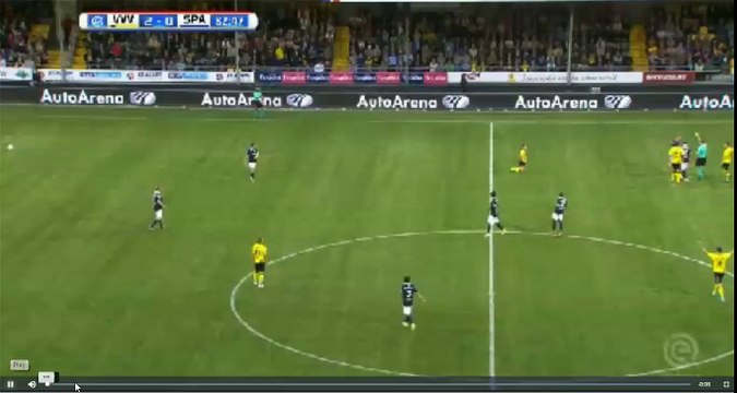 Julian Chabot Red Card - VVV Venlo vs Sparta Rotterdam 2-0 12.08.2017 (HD)