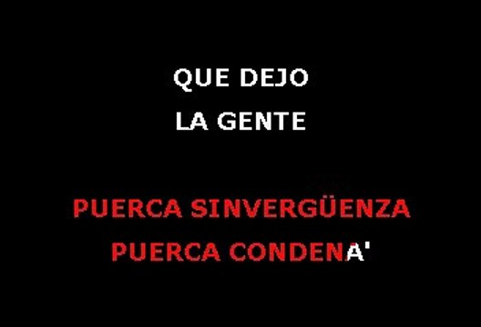 La Tuna Estudiantina De Cayey - Puerca Sinverguenza (Karaoke)