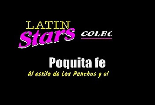 Poquita Fe - Los Panchos (Karaoke)