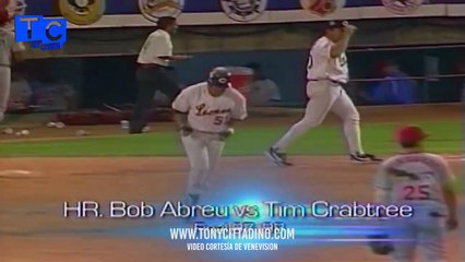 Jonrón Bob Abreu Final 97 98 Cardenales vs Leones
