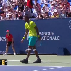 Monfils comes back from 6-7 2-5 down, then 3-5 in the 3rd and 2-6 in the 3rd set TB, beats Nishikori 6-7(4), 7-5, 7-6(6) in Montreal R2
