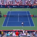 Roger Federer easily beats Peter Polansky 6-2, 6-1, in 54 minutes, to reach the last 16 in Montréal