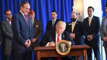 Trump signs the Veterans Affairs Choice and Quality Employment Act