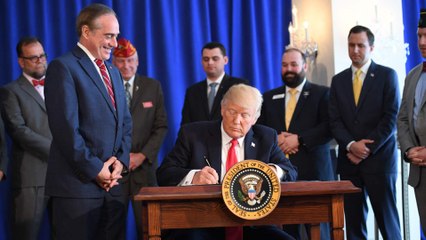 Trump signs the Veterans Affairs Choice and Quality Employment Act