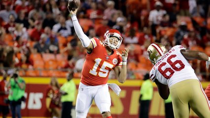 Mahomes throws a BOMB on first NFL attempt, but it's called back