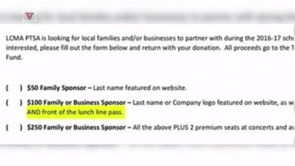 Middle School Offers 'VIP' Pass To Skip Lunch Line for $100, Then Blames Clerical Error